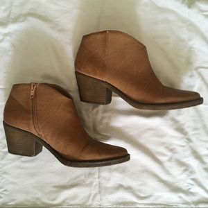 Tan Ankle Booties